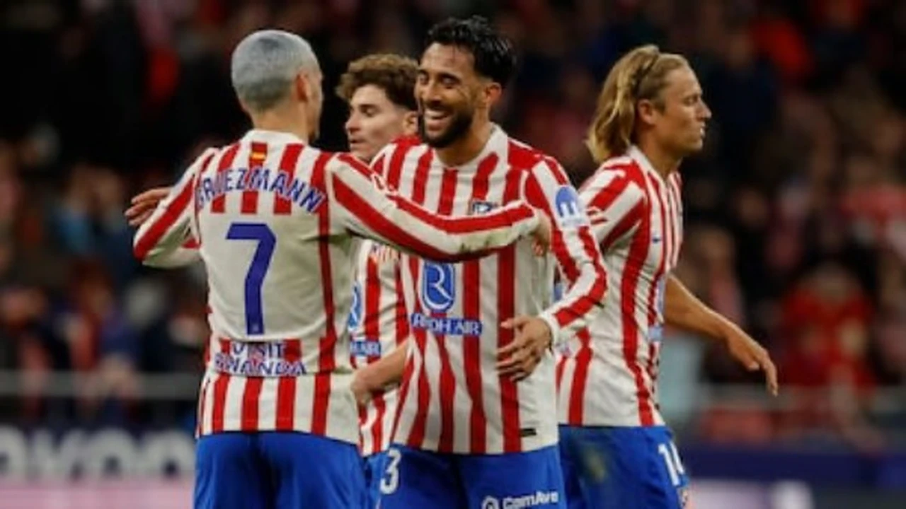 تشكيلة مباراة أتلتيكو مدريد وأتلتيك بلباو في الدوري الإسباني